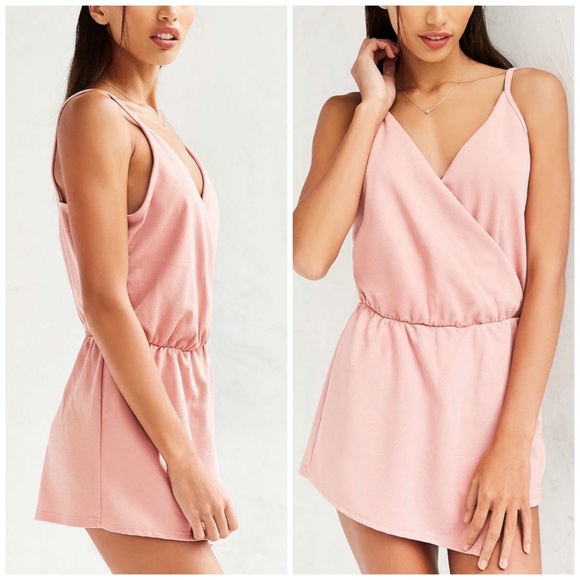 Kimchi Blue Dresses & Skirts - Kimchi Blue from UO Drapey Surplice skort romper S